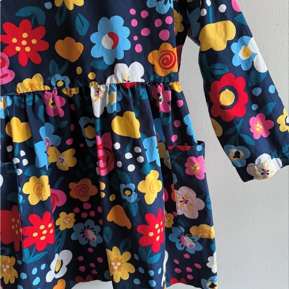 Hanna Andersson Floral Cotton Dress - Picture 2 of 4